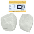 Certified Sphatik Clear Quartz Crystal Healing Rough Stone, Natural Raw Crystals For Manifestation, Meditation And Reiki Healing