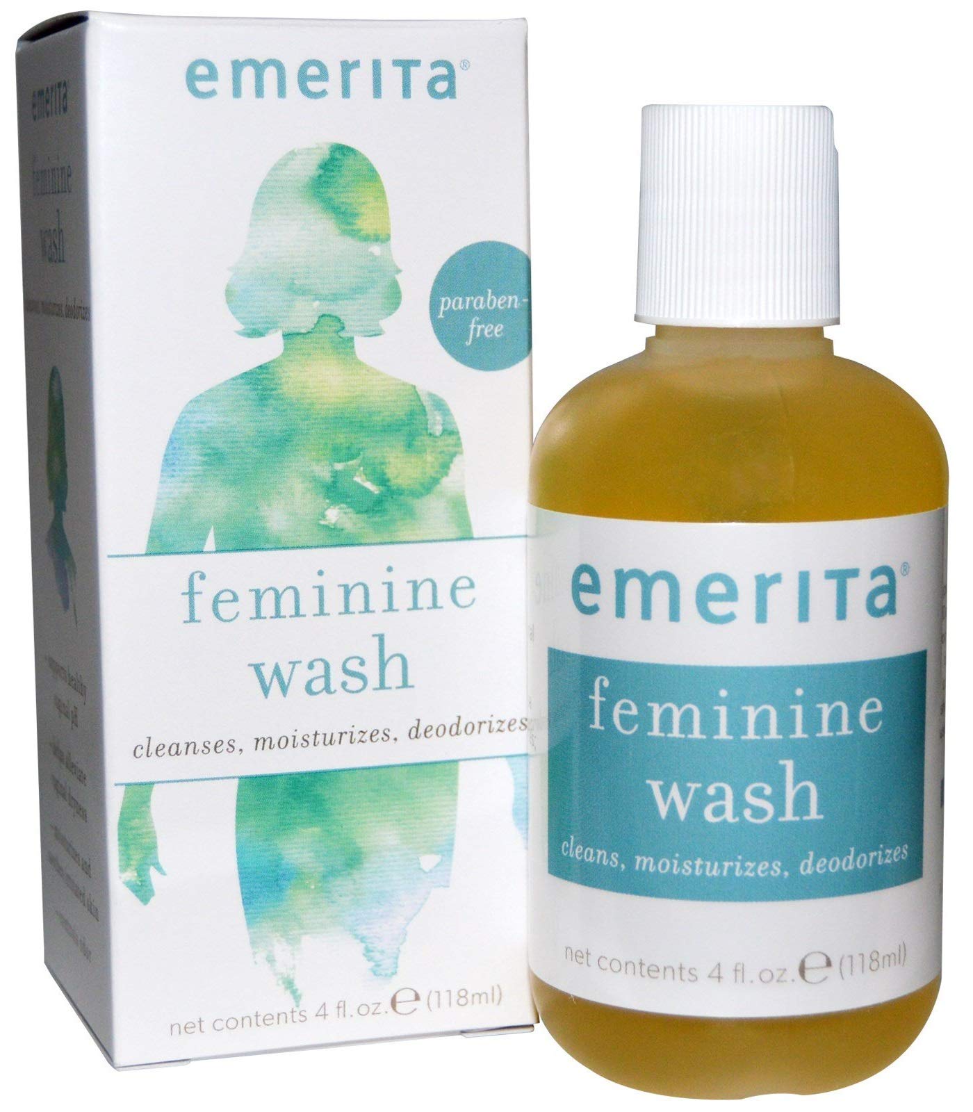 Feminine Cleansing & Moisturizing Wash Emerita 4 oz Liquid