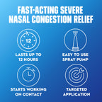 Mucinex Sinus-Max Oxymetazoline Nasal Spray Decongestant,12 Hour Over-The-Counter Medication Nose Spray for Sinus Relief, Nasal