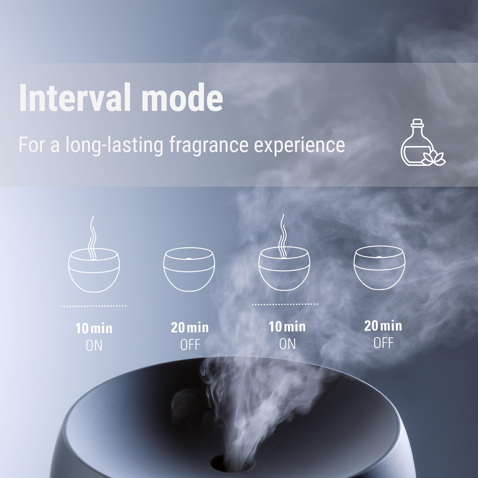 Stadler Form Jasmine Essential Oil, Aromatherapy Dispenser Aroma Diffuser, Black