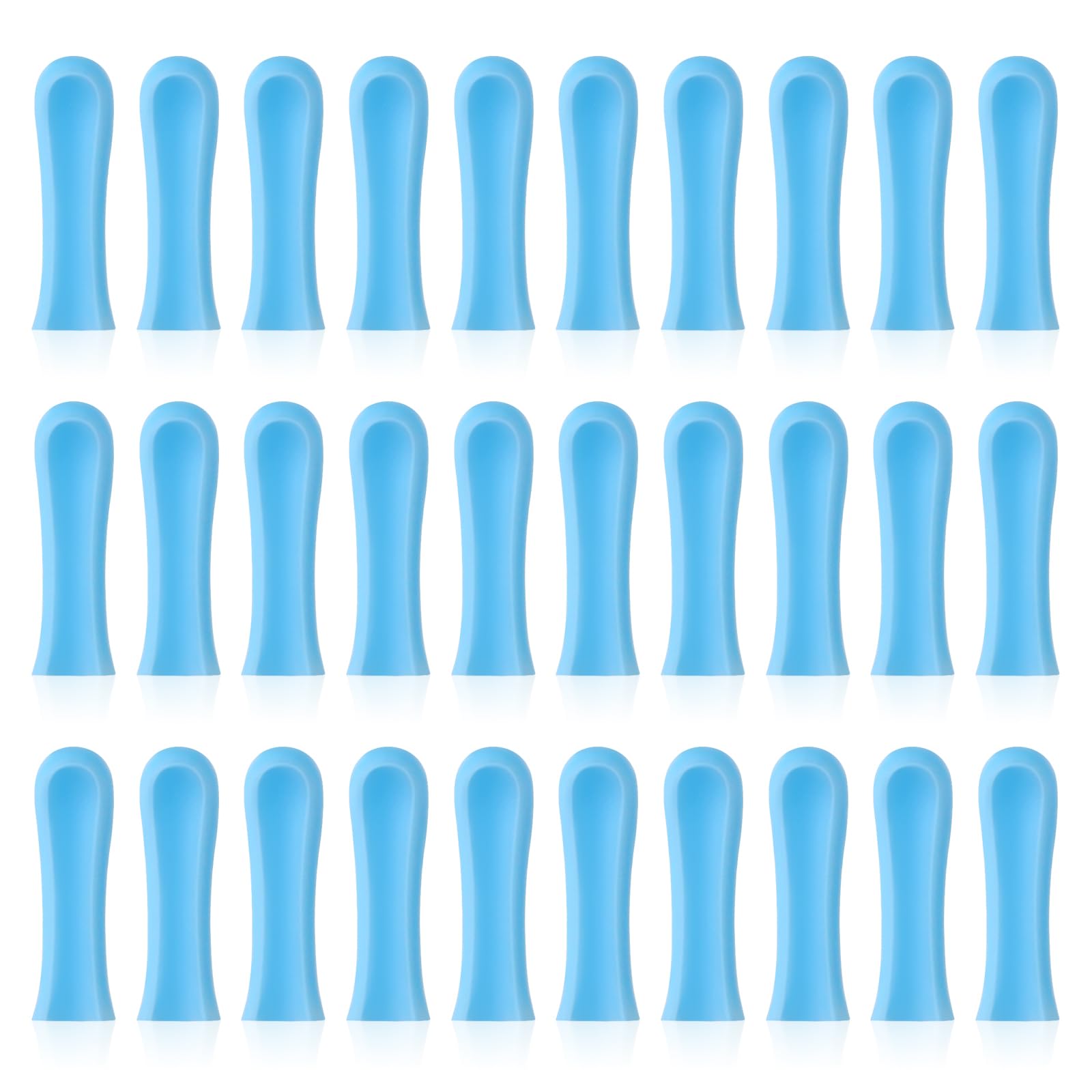 Ear Wax Removal Replacement Tips for Ear Camera 30Pcs Ear Spoon Tips for Wet/Dry Ear Ear Cleaner Tips Wax Cleaning Ear Spoons Ti