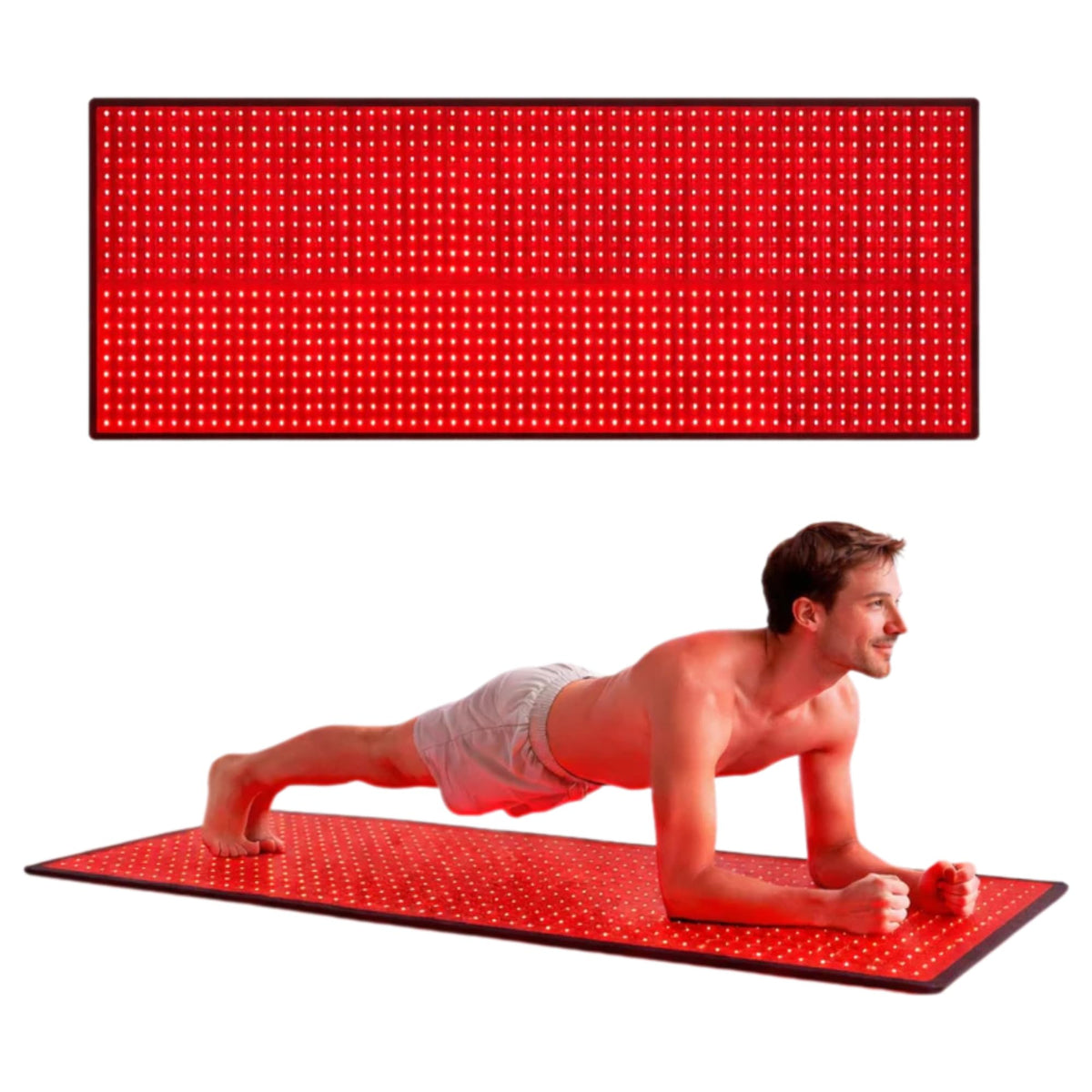 Nuvio Red Light Therapy for Body Mat 5 Intensity Levels for Muscle Recovery