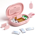 Ideerfit Travel Pill Organizer, Adjustable 3-6 Compartments Portable Pill Box, Small Pill Case Daily Medicine Container Moisture