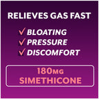 Phazyme Gas Relief, Ultra Strength Gas and Bloating Relief for Adults, 180 mg Simethicone Fast Gels, 48 Count