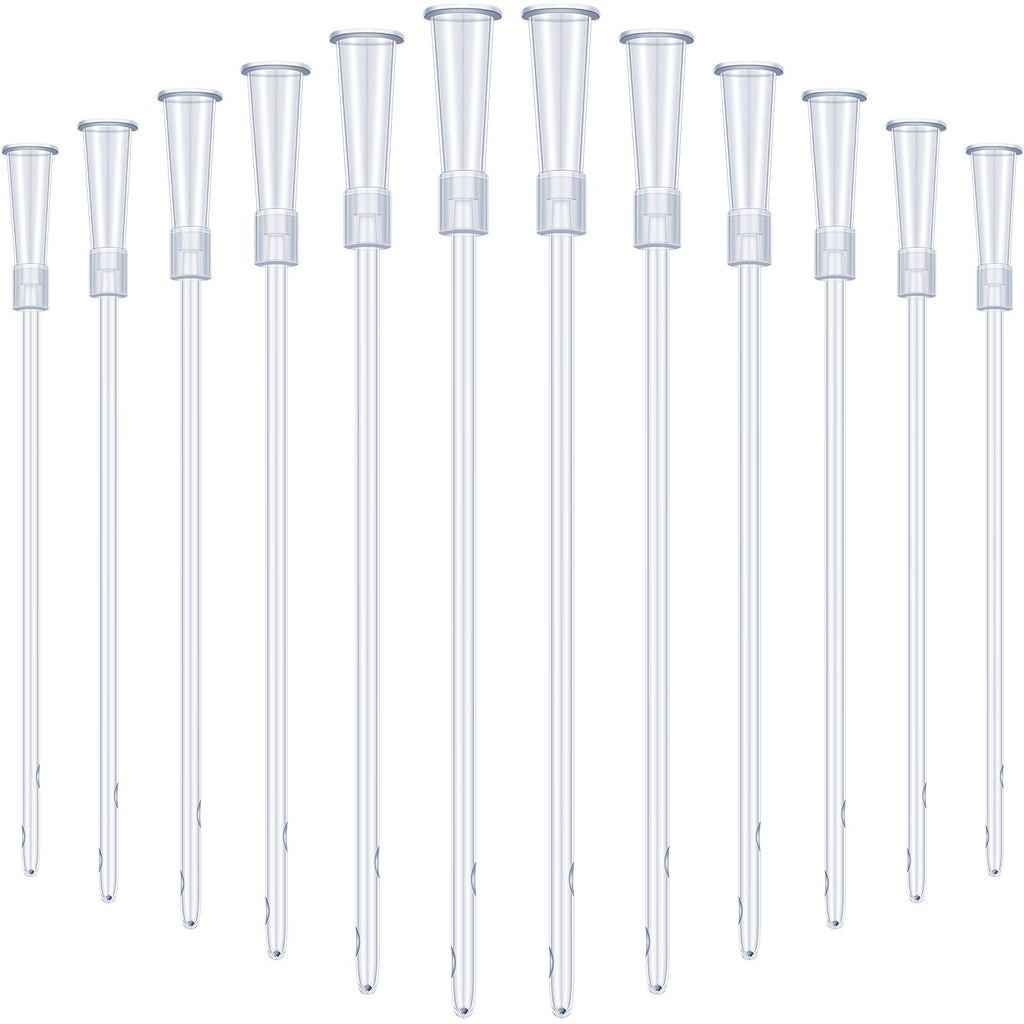 Nuanchu White PVC Replacement Tube Supplies Colon Tubes Kit Clear Replacements Hose with Flexible Rounded End for Smooth Insert 
