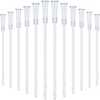 Nuanchu White PVC Replacement Tube Supplies Colon Tubes Kit Clear Replacements Hose with Flexible Rounded End for Smooth Insert 