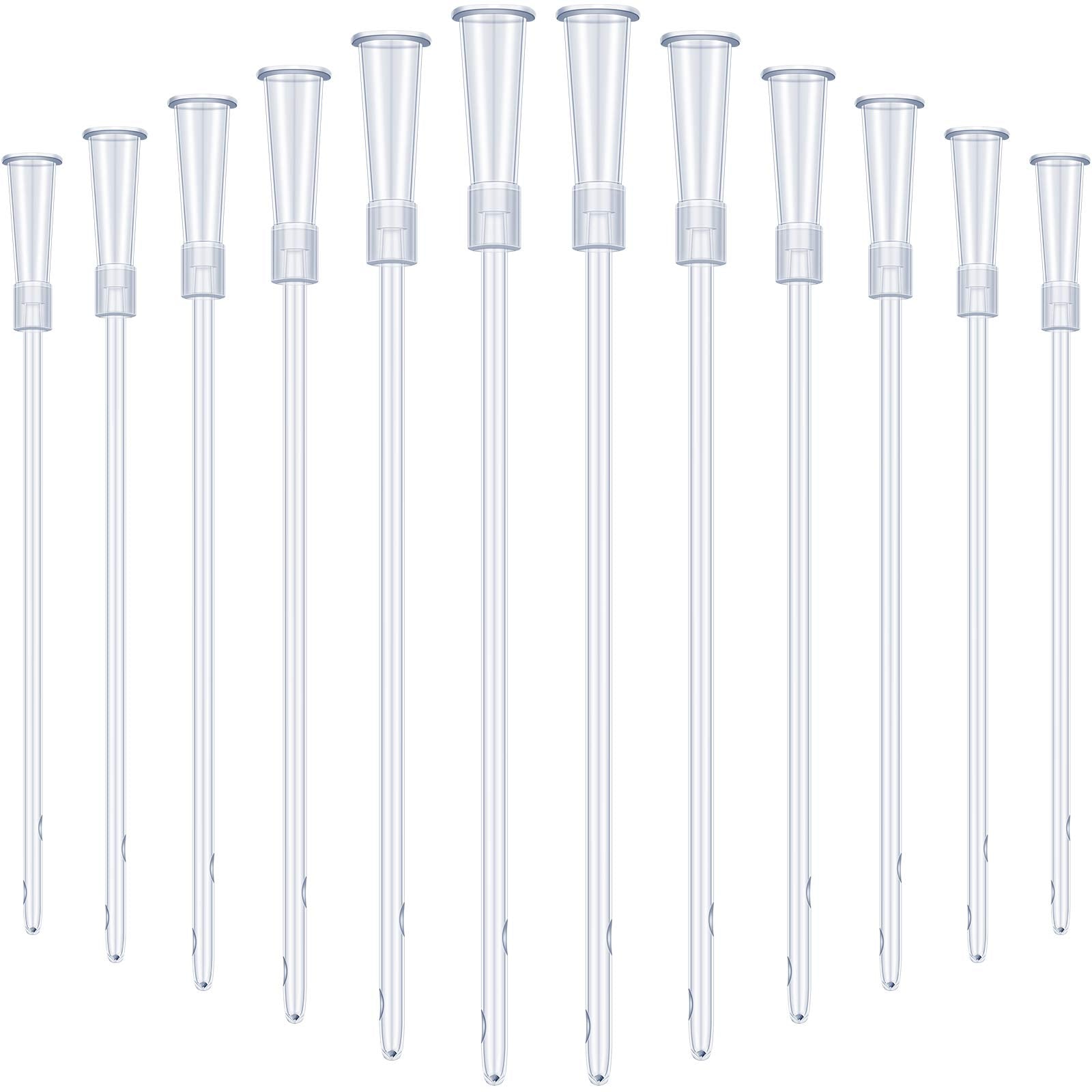 Nuanchu White PVC Replacement Tube Supplies Colon Tubes Kit Clear Replacements Hose with Flexible Rounded End for Smooth Insert 