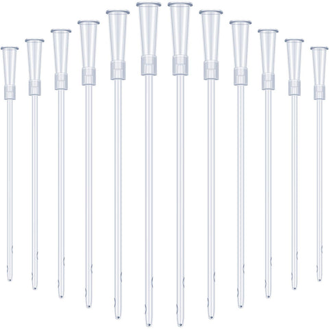 Nuanchu White PVC Replacement Tube Supplies Colon Tubes Kit Clear Replacements Hose with Flexible Rounded End for Smooth Insert 