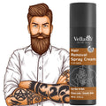 Vellasio Painless Hair Removal Spray Cream For Men  Chest, Back, Legs & Underarms, 200Ml. Smooth Skin, Easy Application, Nouris