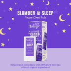 Oilogic Slumber & Sleep Chest Vapor Rub Essential Oil for Babies & Toddlers - Gentle Essential Oils Soothe & Calm The Senses - P