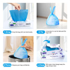 Personal Care Sanitary Disposal Bags (90 counts), Scented | for Sanitary Tampons, Pads, Liners, Wipes,Women Period Disposal | No