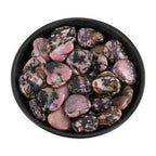 Nvzi Tumbled Polished Natural Rhodochrosite Crystals Heart Stones, Crystals and Healing Stones Quartz Bulk for Wicca, Reiki, Hea