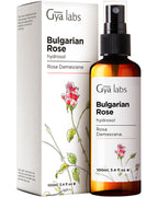 Gya Labs Bulgarian Rose Hydrosol for Skin and Hair - Rose Toner To Moisturize Skin, 100% Pure Natural Face Mist Spray, Pillow an