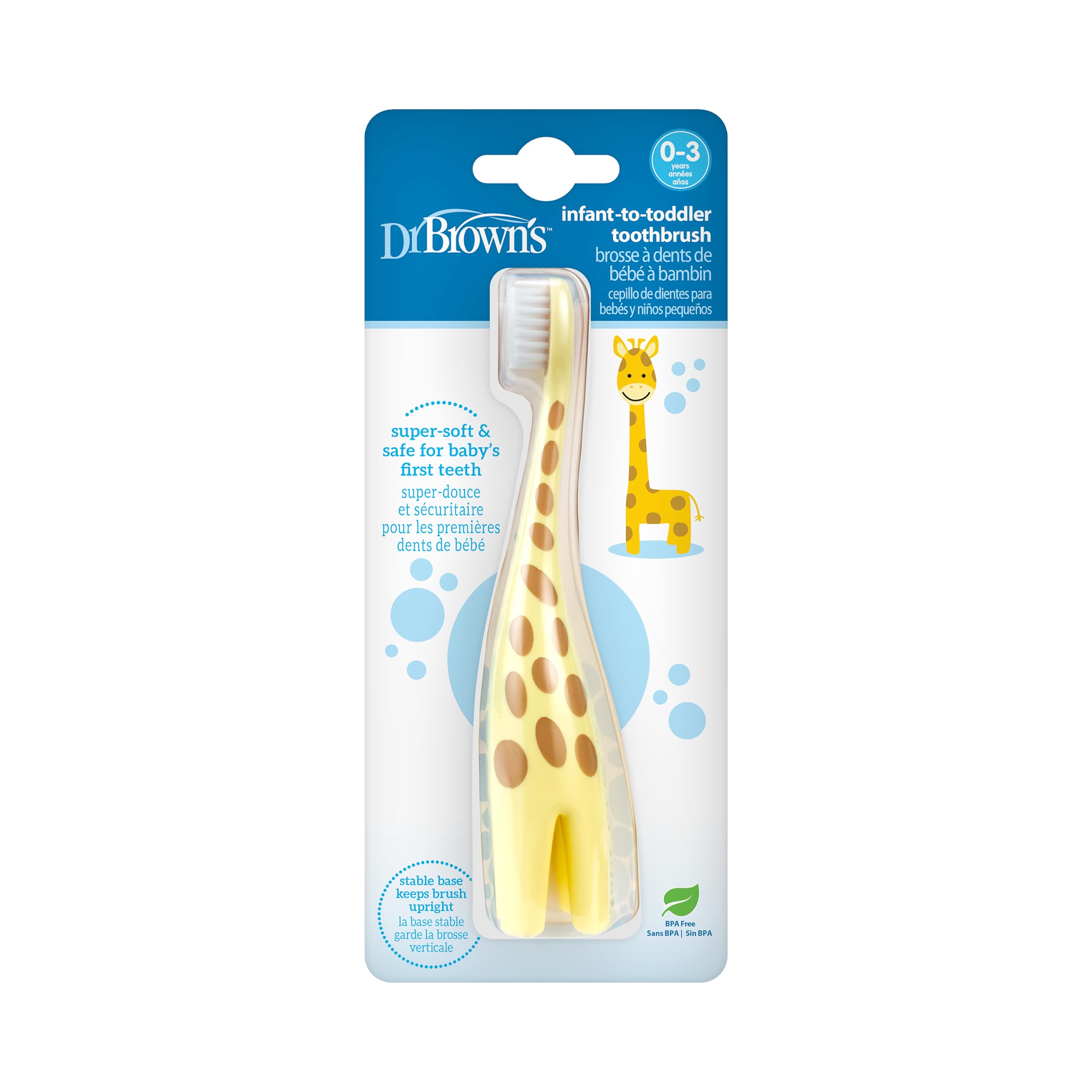 Dr. Browns Infant-to-Toddler Toothbrush, Giraffe