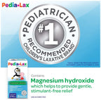 Pedia-Lax Laxative Chewable Tablets for Kids, Ages 2-11, Watermelon Flavor, 30 Count, Pack of 3