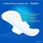 Stayfree Ultra Thin Overnight Pads with Wings, For Women, Reliable Protection and Absorbency of Feminine Moisture, Leaks and Per