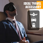 200 Pcs Eye Mask Sleeping Blindfold Eye Cover with Adjustable Strap for Games Party Team Building Travel Individually Wrapped Sl