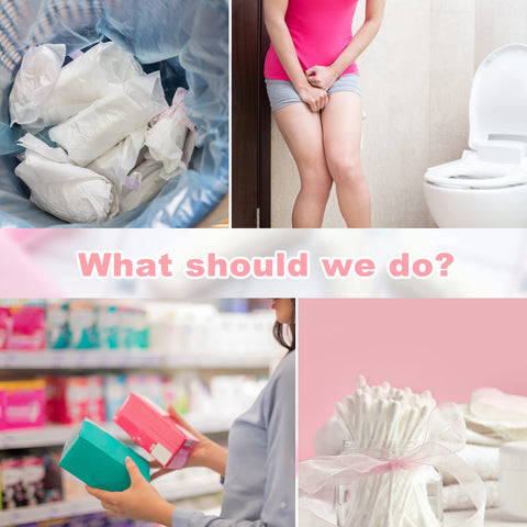 Hipruict Sanitary Napkin Disposal Bags, 200 Pcs Pink Feminine Hygiene Disposal Bags, Self-sealing Seals, Women Sanitary Disposal