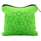 SUNYIK Green Howlite Turquoise Tumbled Chip Stone, Heart Chakra Crystal Pillow for Healing Reiki, Sphere Sculpture Figurine Poin