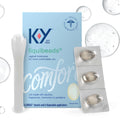 K-Y Liquibeads for Women, Vaginal Moisturizer, Silicone Lube Vaginal Suppository, Vaginal Lubricant Helps Reduce Pain Due to Vag