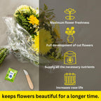 Chrysal Flower Boost - Clear Flower Food Packets for Flower Arrangements & Bouquets - Floral Supplies for Fresh Flowers - Fresh