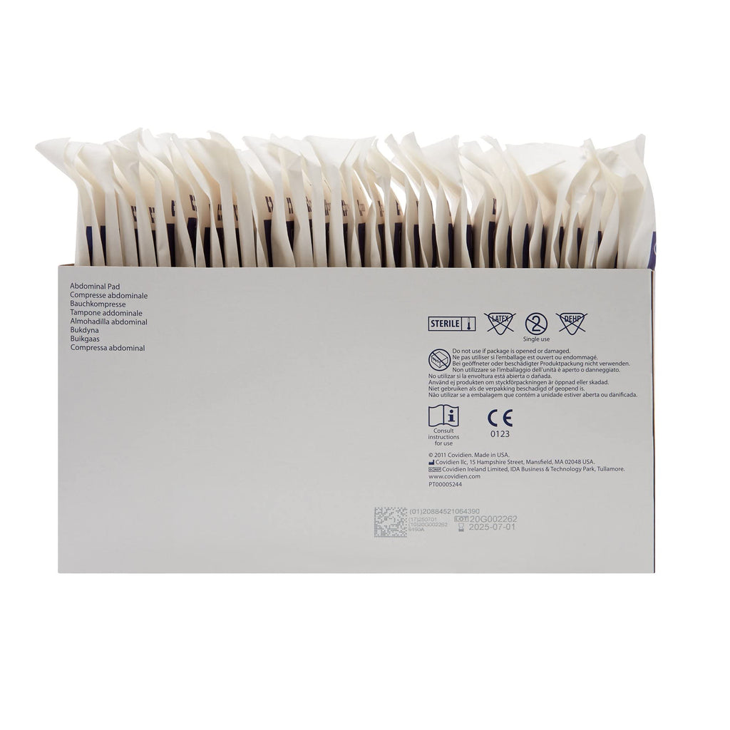 Covidien 9190A Curity Abdominal Pads, Sterile, 5 x 9 (Pack of 36)