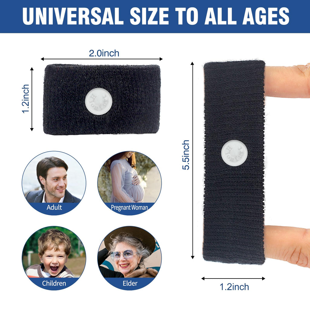 Hionfurt Motion Sickness Bands Anti Nausea Wristband for Adult and Kids Morning Sickness Relief for Pregnant Women Acupressure N