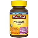 Nature Made Prenatal Multi, 90 Tablets, Folic Acid + 17 Prenatal Vitamins & Minerals to Support Baby Development and Mom, Vitami