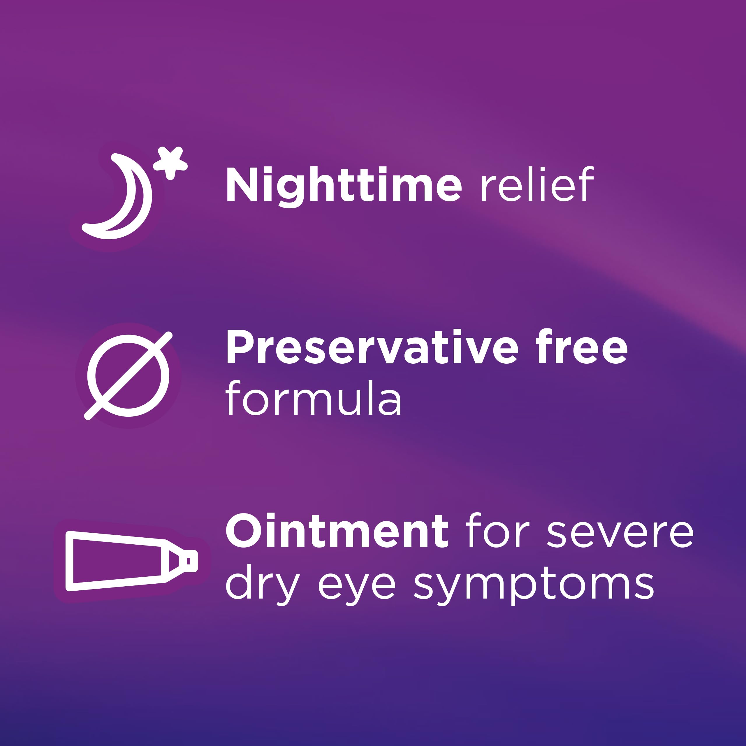 Soothe Nighttime Eye Ointment by Bausch & Lomb, Lubricant Relief for Dry Eyes, 3.5 g