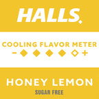 HALLS Relief Honey Lemon Sugar Free Cough Drops, 12 Packs of 25 Drops (300 Total Drops)