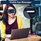 CAREHELS Eye Massager with Heat, Heated Eye Mask with Vibration for Migraines, Dry Eyes and Dark Circles, Wireless Eye Care Devi