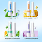 AZHAIBUQI Nasal Stick, Portable Nasal Stick for Daily Refreshing, Pure and Natural Ingredients (4 Packs/1 PC)