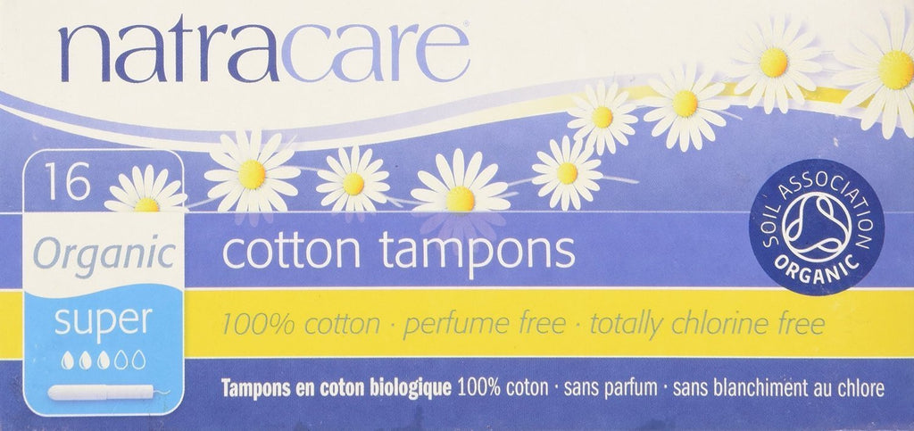 Natracare Tampons Super with Applct 16 Ct (Multi-pack of 5 Boxes)