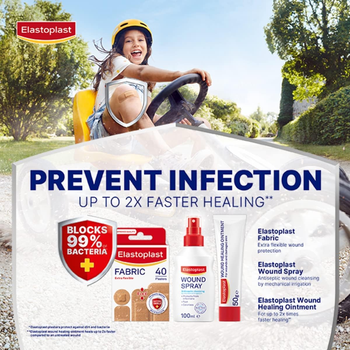 Elastoplast Aqua Protect Plasters 100% Waterproof (20), Waterproof Plasters Ideal for Washing, Showering, Bathing and Swimming P