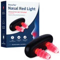 Red Light Therapy for Nose: LED Nasal Wellness Device  Red Light Nose Care Tool with 3 Light Modes, USB Rechargeable Portable D