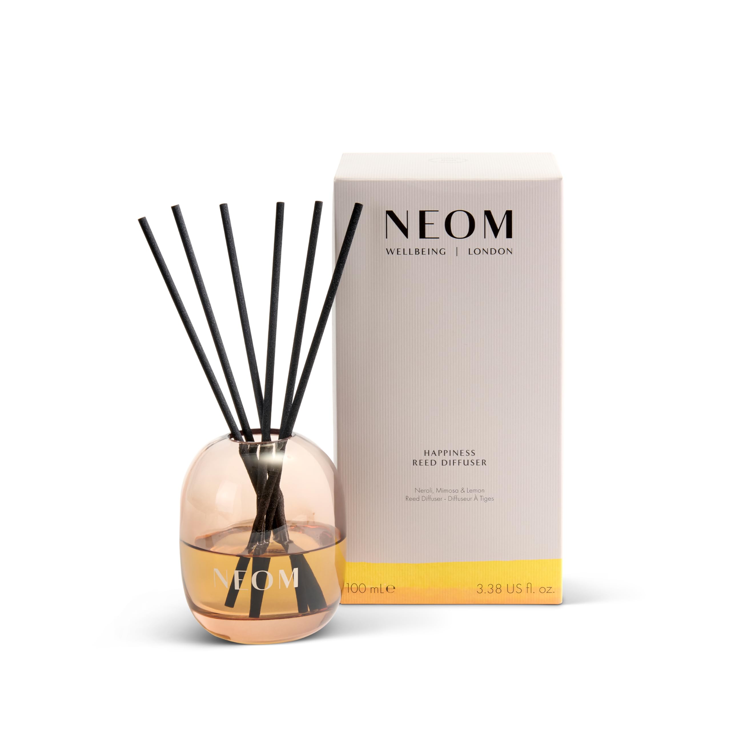 NEOM- Reed Diffuser (Reed Diffuser 100ml, Happiness)