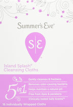 Summers Eve Cleansing Cloths, 16 Count (Pack of 2)