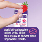 Probiotiv Anti Gas & Bloating Relief for Women and Men 7 Billion CFU - Chewable Probiotics & Lactobacillus Reuteri, Daily Digest