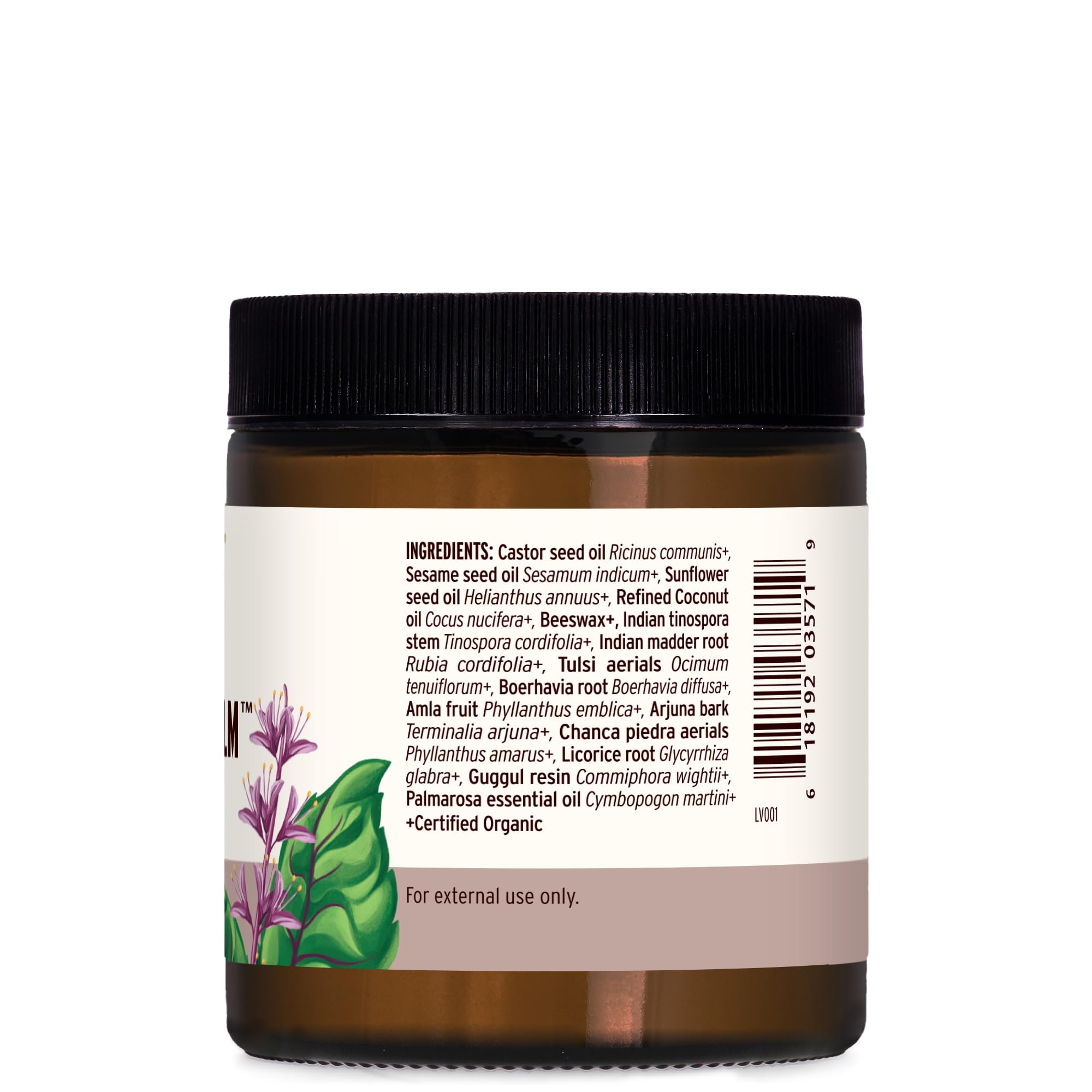 Banyan Botanicals Breast Care Balm - Organic Herbal Salve with Tulsi & Palmarosa - for Lymph Massage & Breast Health - Promotes