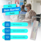 Safe n Simple Stoma Skin Barrier Paste - 2 oz - Protective Ostomy Supplies - Stoma Adhesive Skin Protectant Paste - Ostomy Skin