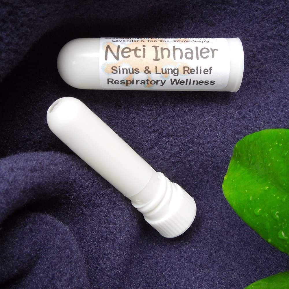 Urban ReLeaf NETI Salt Air Relief INHALERS! Set of Two (2) Sinus & Lung, Himalayan & Botanicals! Respiratory Wellness. Healing A