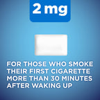 Amazon Basic Care Coated Nicotine Gum 2 mg, Ice Mint Flavor, Stop Smoking Aid, Relieves Nicotine Cravings to Help You Quit Smoki