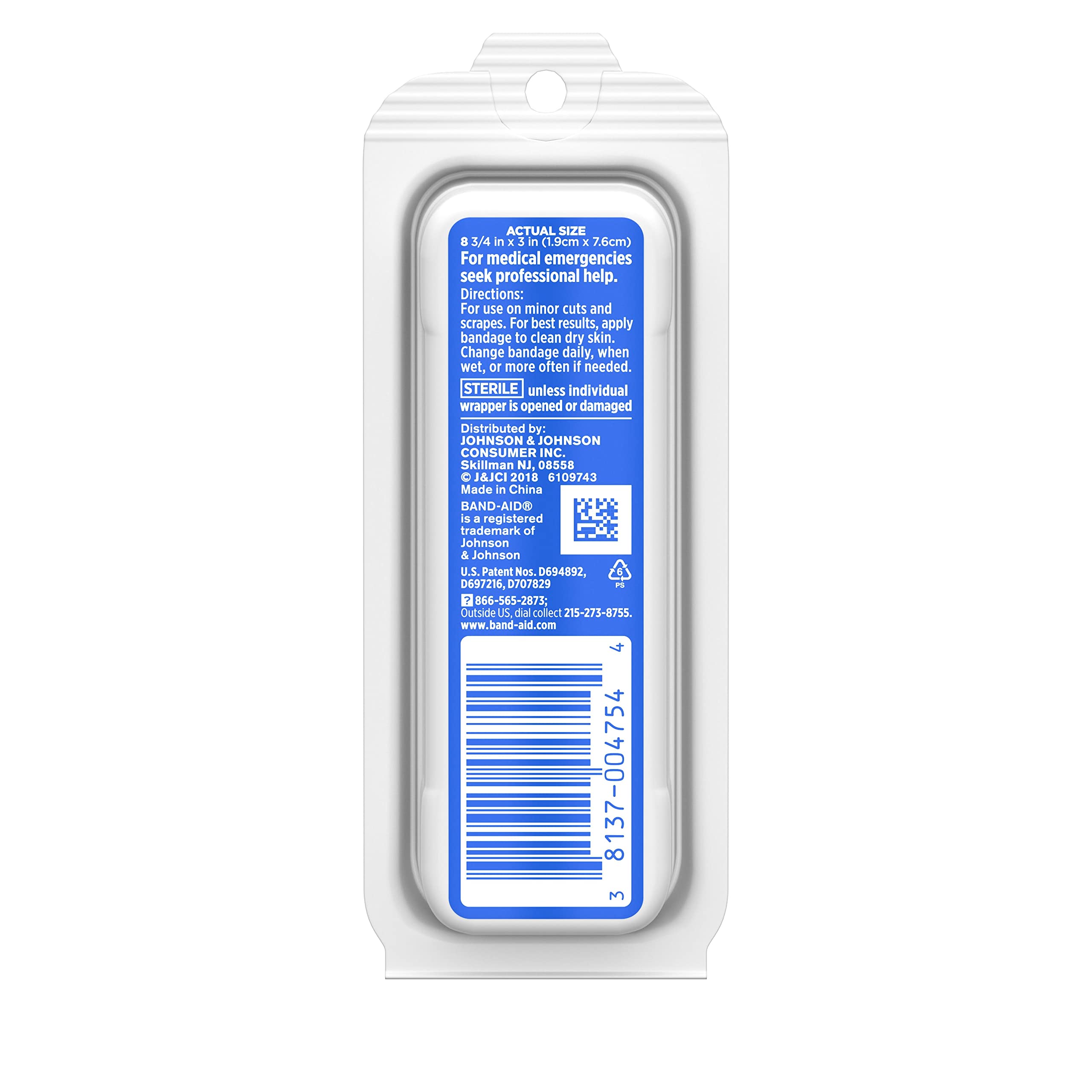 Band-Aid Flex Fabric Travel Pack - 8 Count, Pack of 12