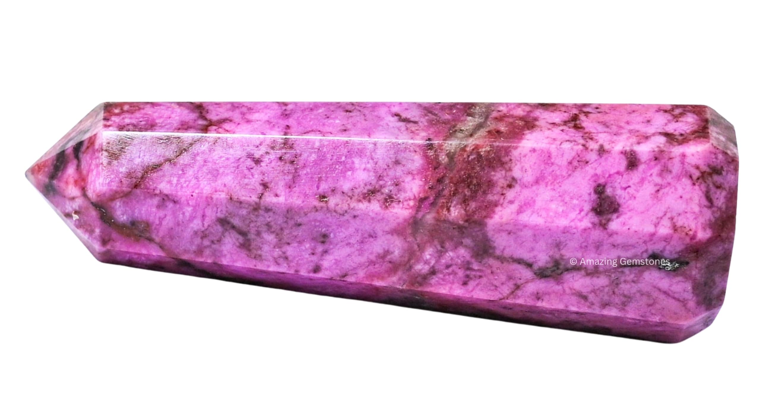 Cobalt Calcite Crystal Towers ~ Natural Healing Crystal Point Obelisk for Reiki Healing and Crystal Grid (2'' to 3'' INCH)