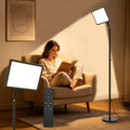 12000 Lux Full Spectrum Daylight Lamp UVFree LED Foor Sun Lamp (Black)