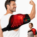 Upgraded Cordless Red Light Therapy for Shoulder Wrap with Heat & Vibration Massage, 660nm & 850nm LED Shoulder Pad for Men Wome