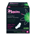 Maxim Cotton Organic Sanitary Pads (1 Pack, MaxION-Wing-Nighttime)