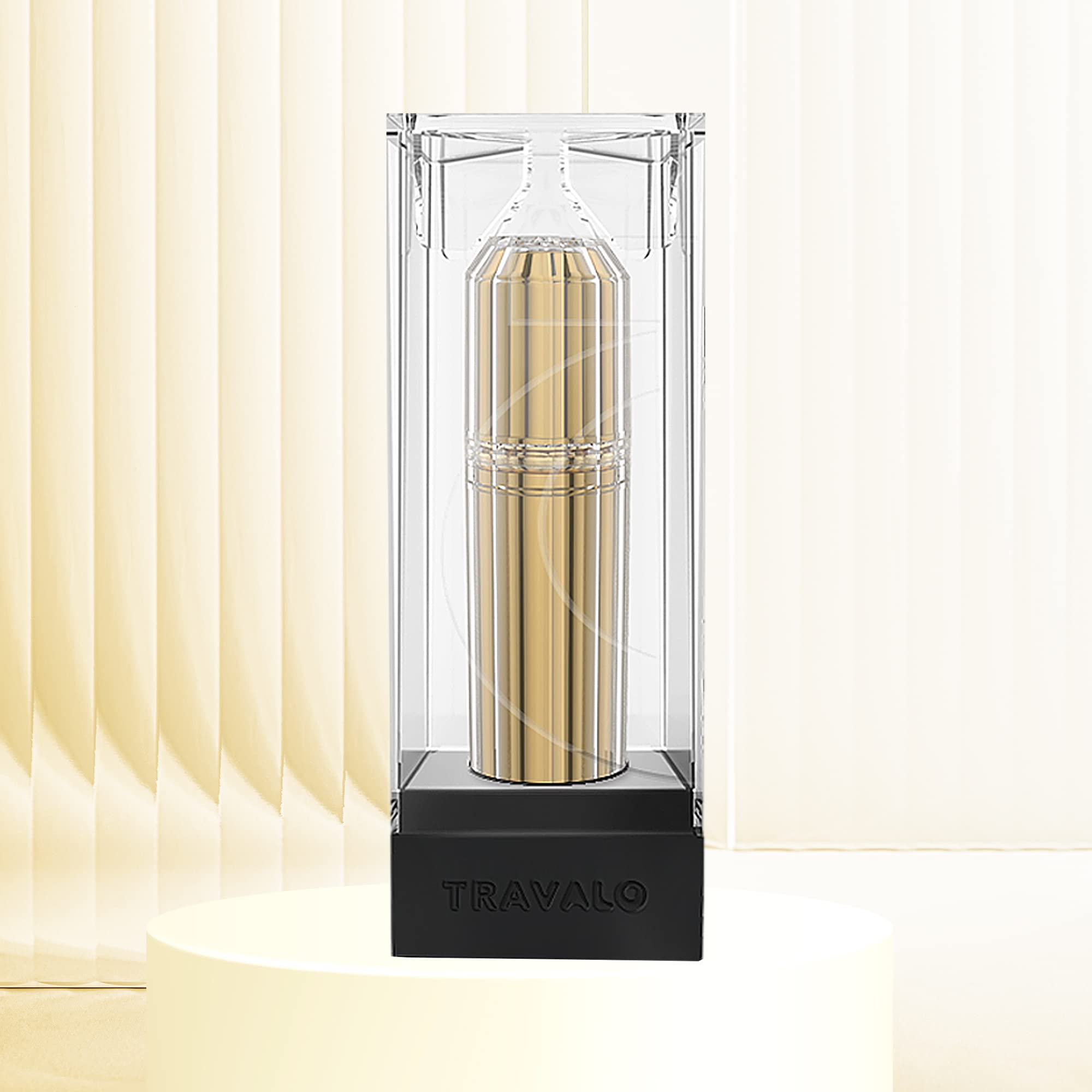 Travalo Bijoux Oval Perfume Atomizer | Travel Refill U-Change System TSA Approved | Reusable Airtight Easy Fill Mini Pump Spraye