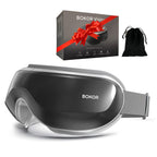BOKOR Eye Massager with Heat - FSA/HSA Eligible Eye Care Device, Vision X Heated Mask for Migraine, Eye Strain & Improve Sleep,