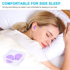 Reusable Silicone Ear Plugs, Waterproof Noise Cancelling EarPlugs for Sleeping, Mowing, Swimming, Airplanes, Concerts